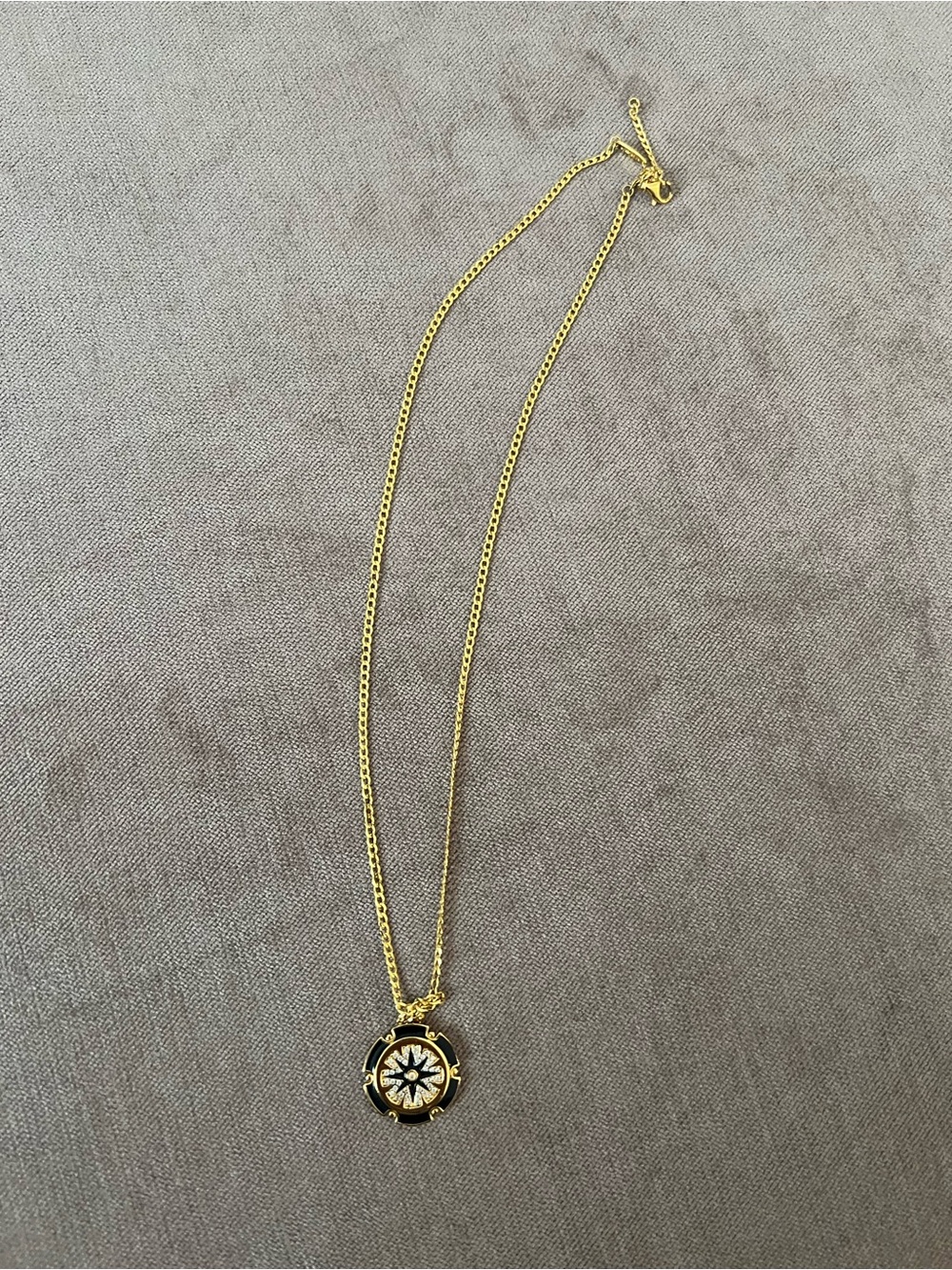 Baublebar Gold Compass Pendant Necklace - Women's Jewelry